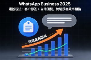 WhatsApp Business 2025 进阶玩法：客户标签 + 自动回复，跨境获客效率翻倍